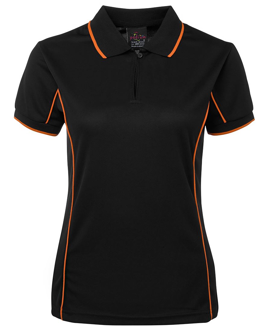 7LPI - PODIUM LADIES PIPING POLO  - UNBRANDED