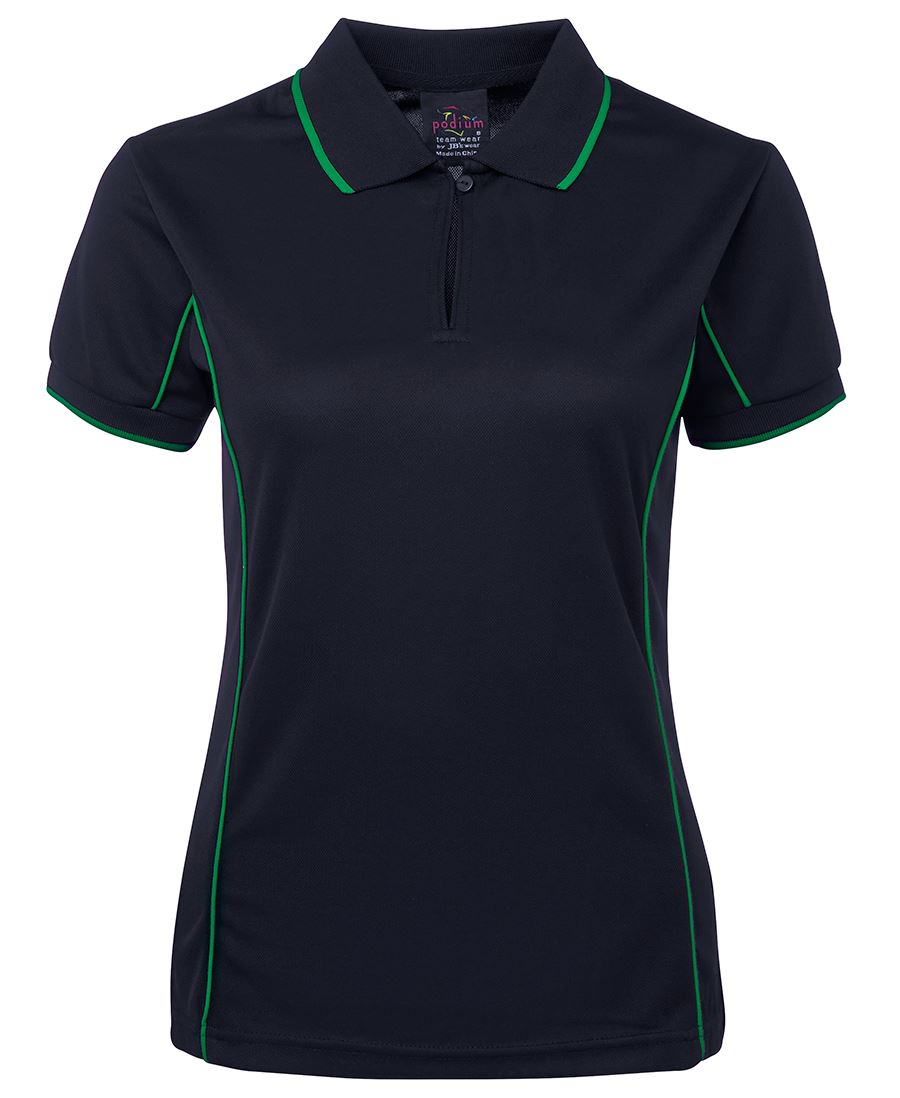 7LPI - PODIUM LADIES PIPING POLO - UNBRANDED