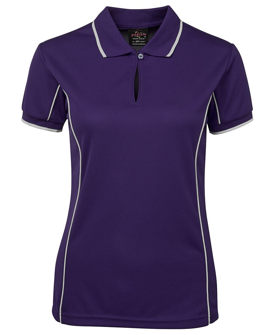 7LPI - PODIUM LADIES PIPING POLO - UNBRANDED