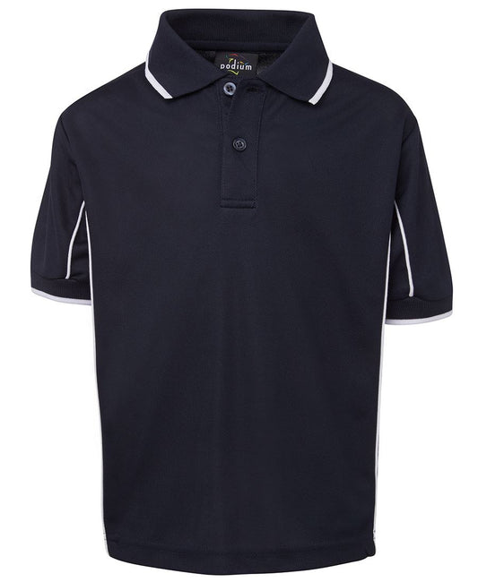 7PIPS - PODIUM KIDS S/S PIPING POLO - UNBRANDED