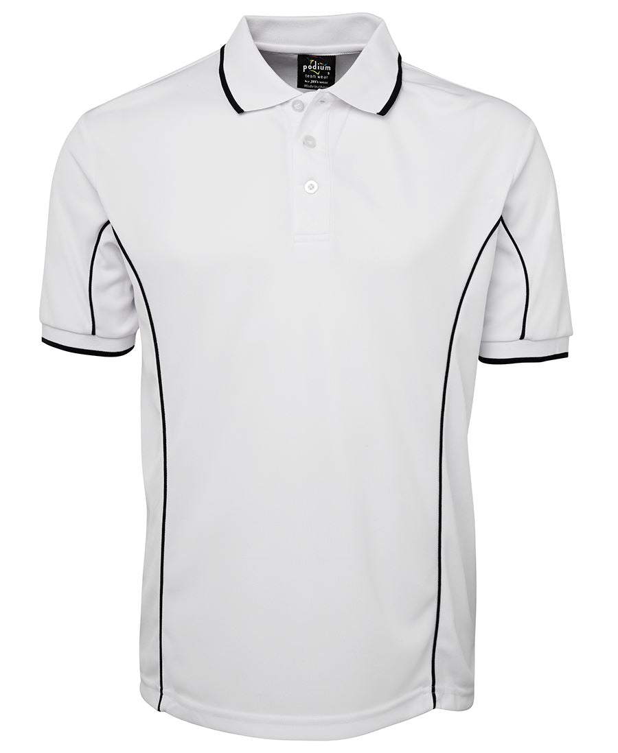 7PIP - PODIUM S/S PIPING POLO - UNBRANDED