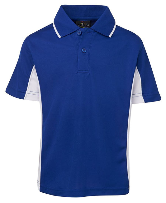 7PP3 - PODIUM KIDS C/TRAST POLO - UNBRANDED