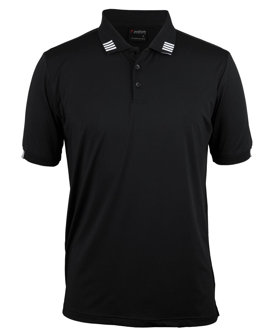 7S4P - PODIUM 4 STRIPE S/S STRETCH POLO - UNBRANDED