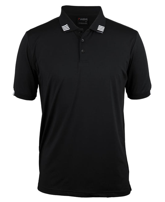 7S4P - PODIUM 4 STRIPE S/S STRETCH POLO - UNBRANDED