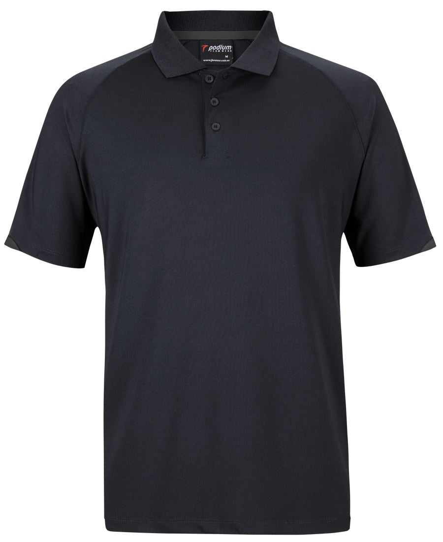 7STC - PODIUM CONTRAST STRETCH POLO   - UNBRANDED