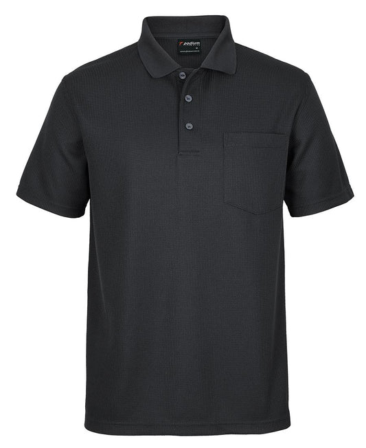 7WPP - PODIUM WAFFLE POCKET POLO  - UNBRANDED