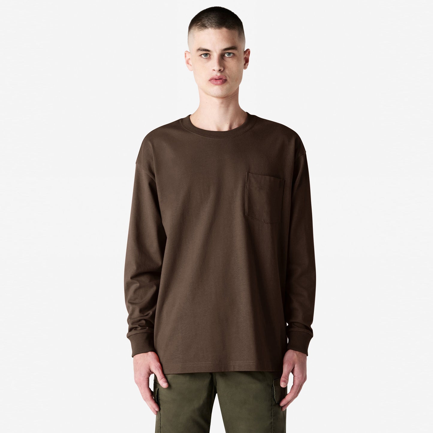 9410 - 9410 American Apparel Super Heavyweight Long Sleeve T with Pocket - UNBRANDED