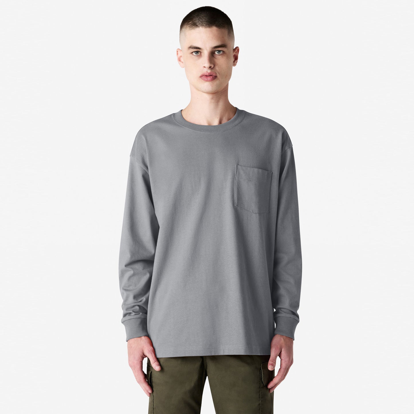 9410 - 9410 American Apparel Super Heavyweight Long Sleeve T with Pocket - UNBRANDED