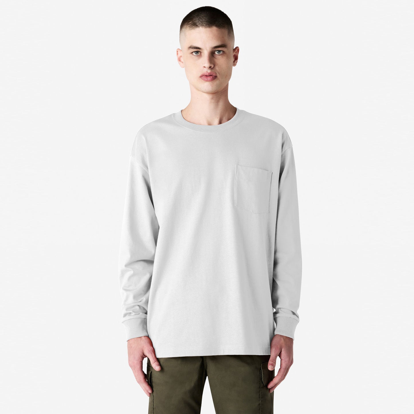 9410 - 9410 American Apparel Super Heavyweight Long Sleeve T with Pocket - UNBRANDED