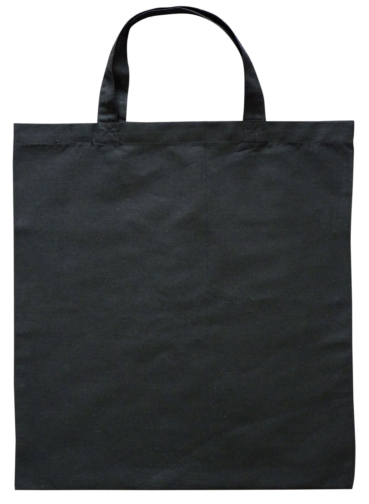 B106 - Calico Bag Short Handle - Colours - UNBRANDED