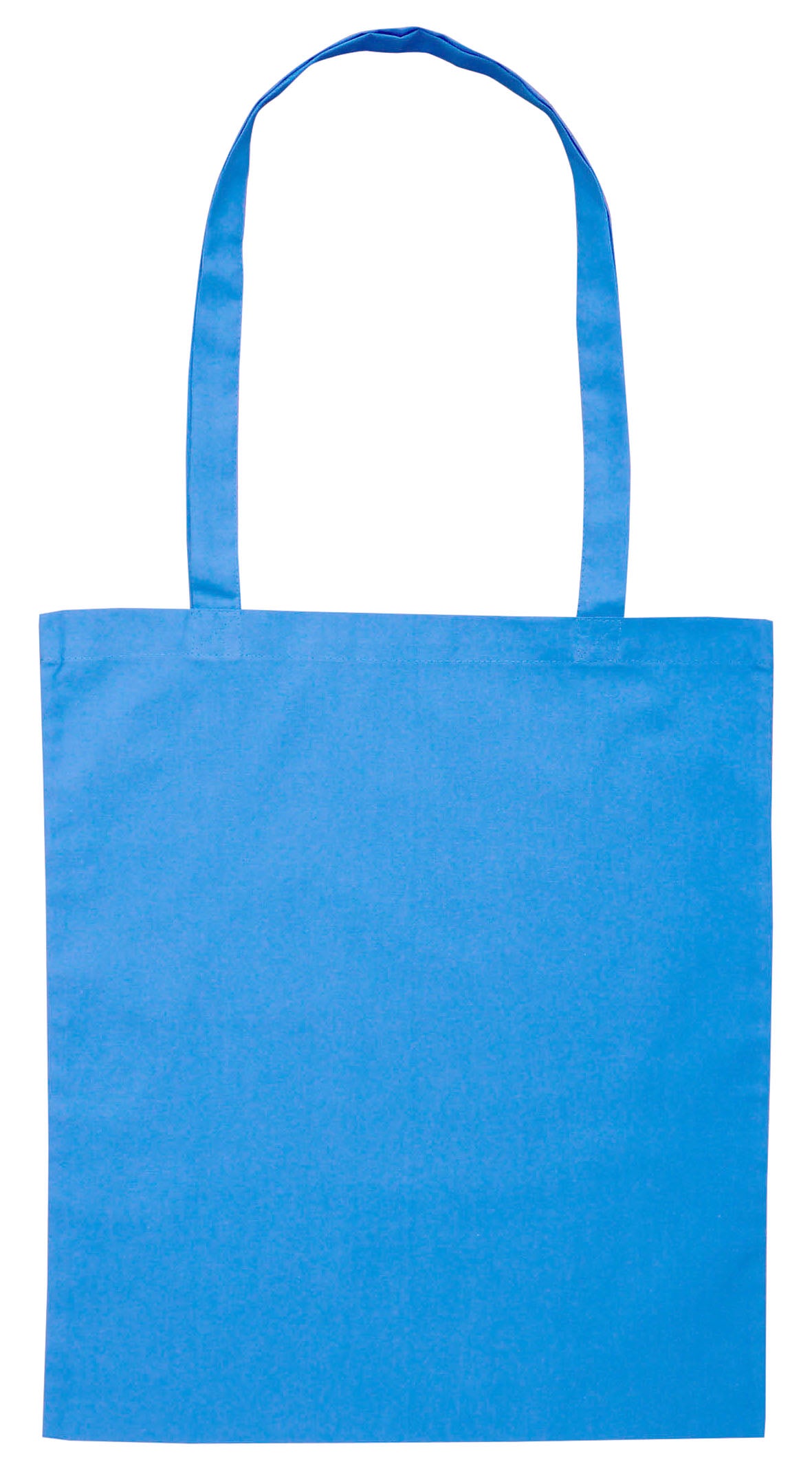 B109 - Calico Bag Long Handle - Colours - UNBRANDED