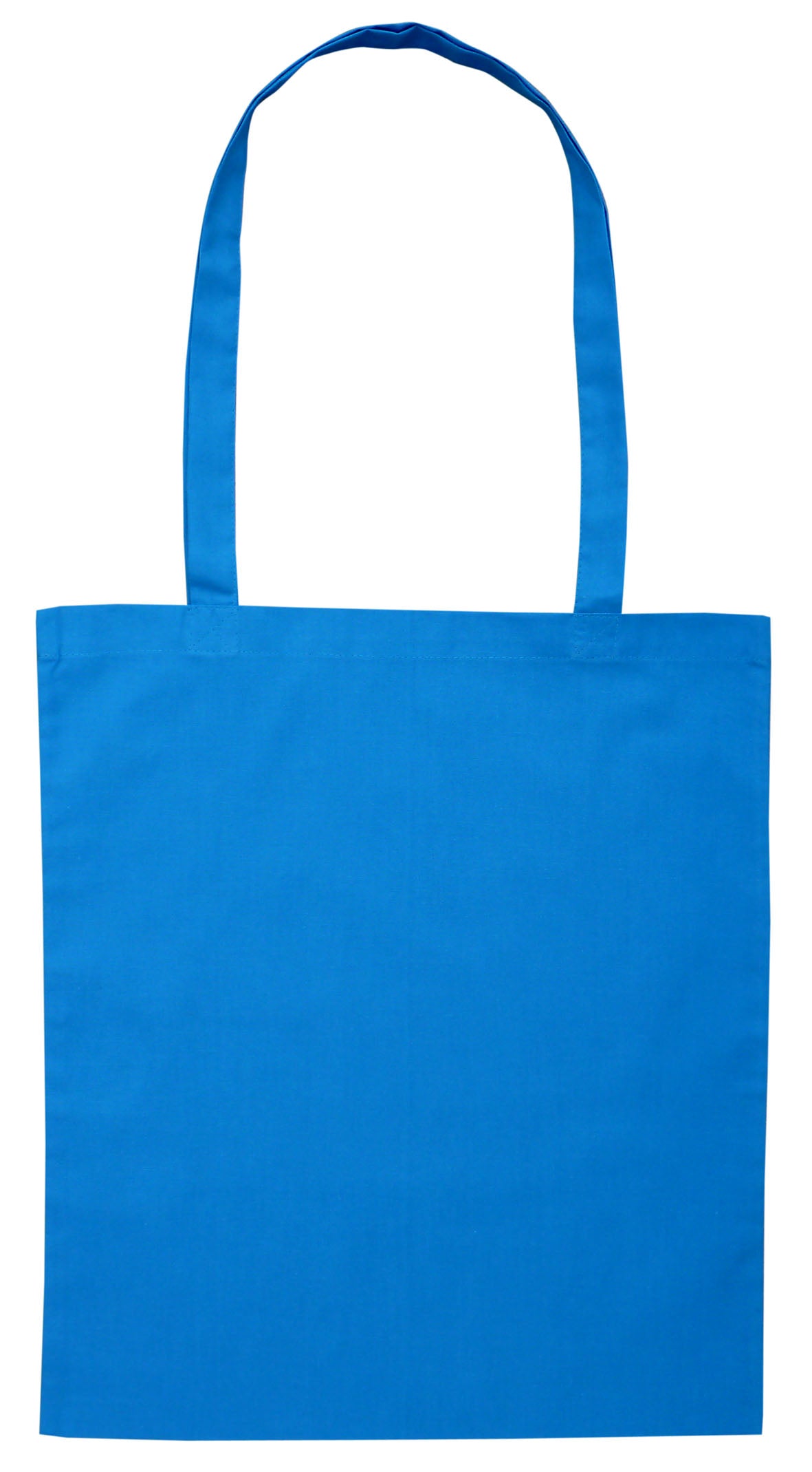 B109 - Calico Bag Long Handle - Colours - UNBRANDED