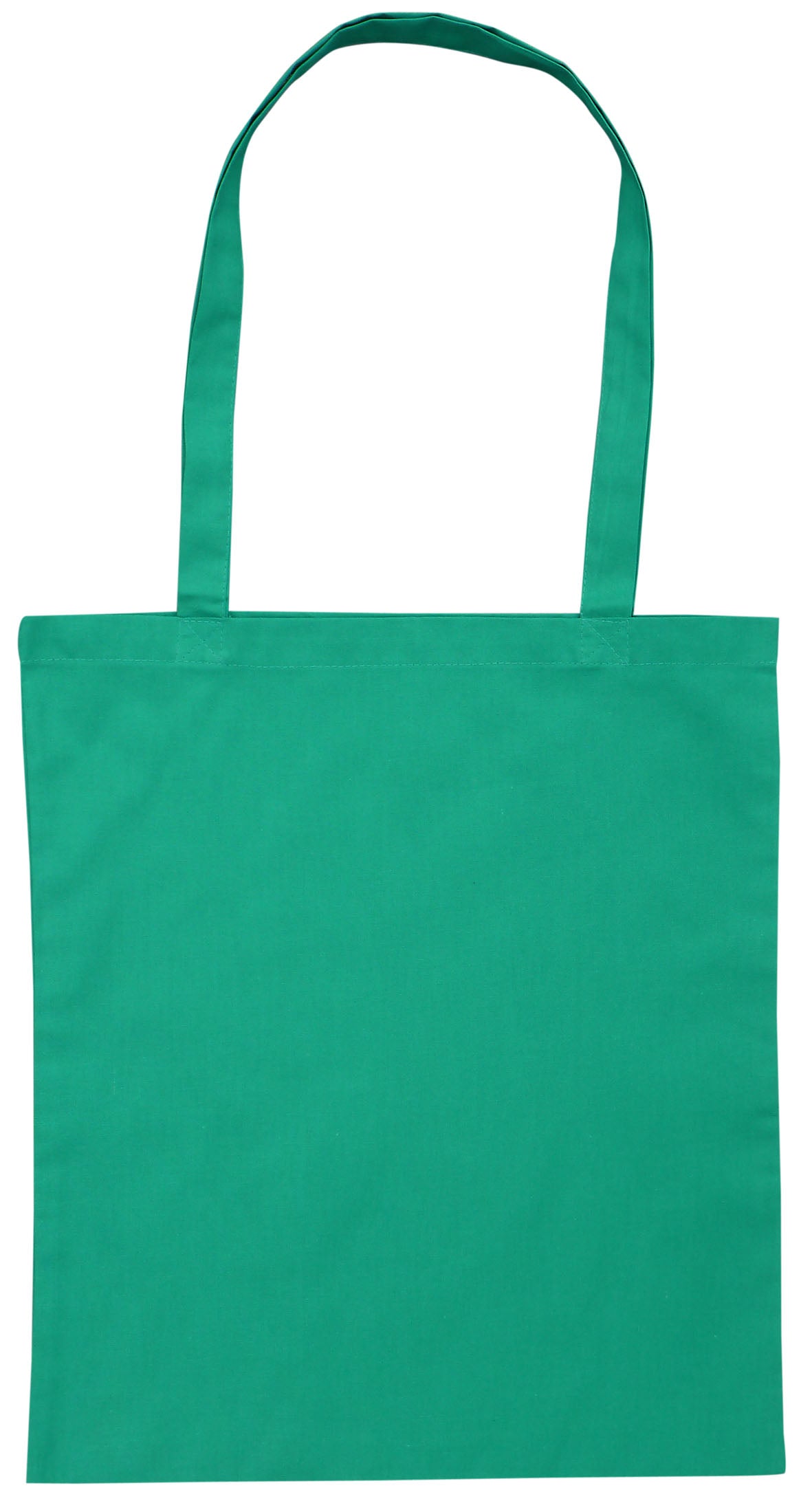 B109 - Calico Bag Long Handle - Colours - UNBRANDED