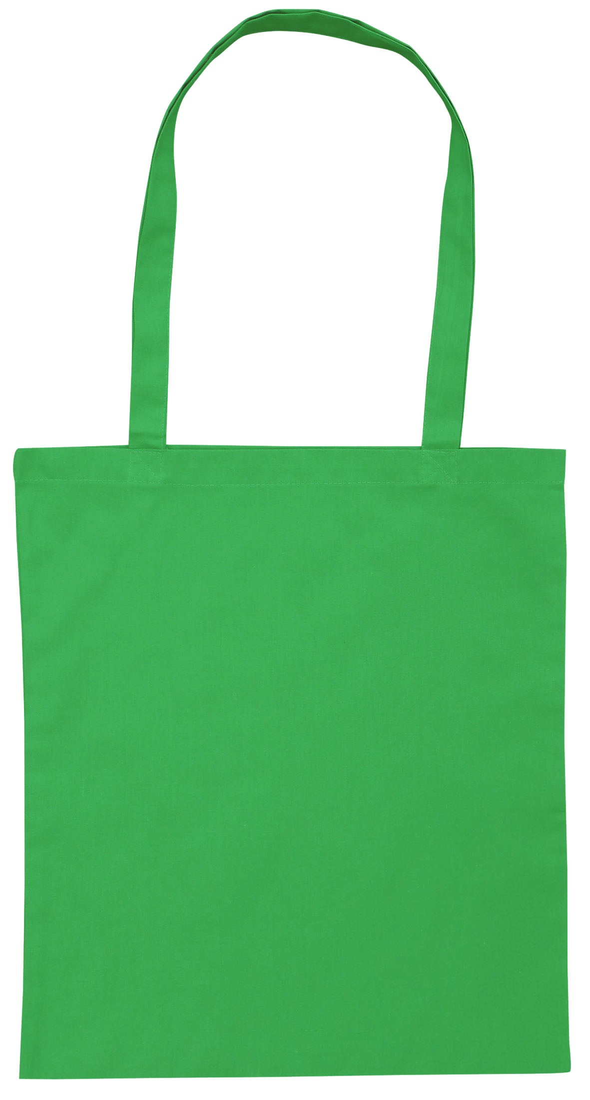 B109 - Calico Bag Long Handle - Colours - UNBRANDED
