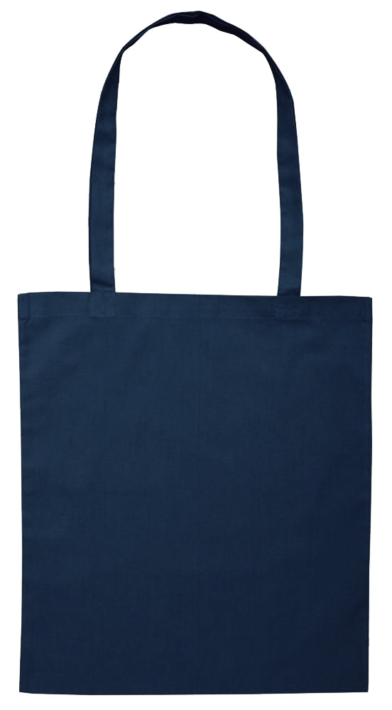 B109 - Calico Bag Long Handle - Colours - UNBRANDED
