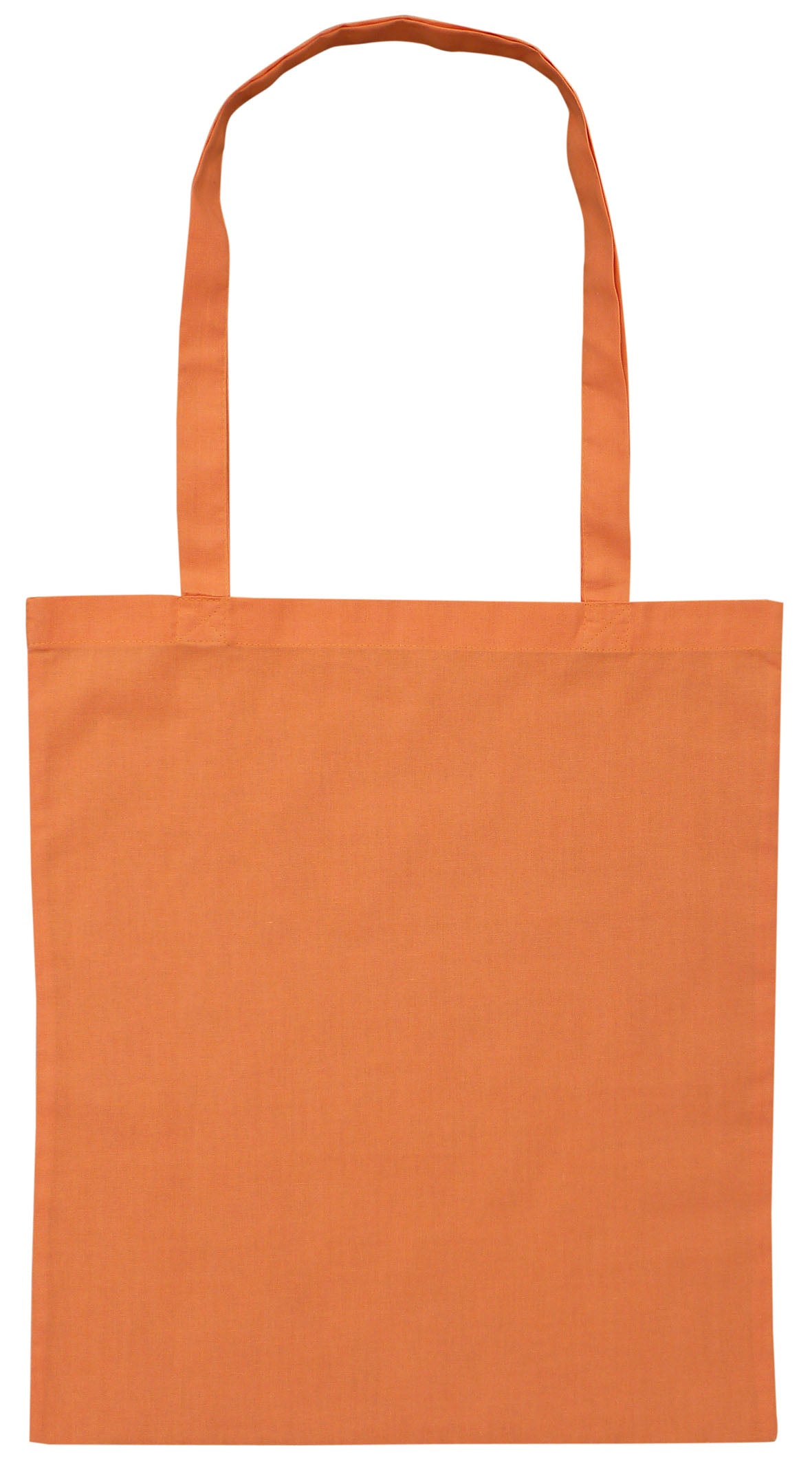B109 - Calico Bag Long Handle - Colours - UNBRANDED