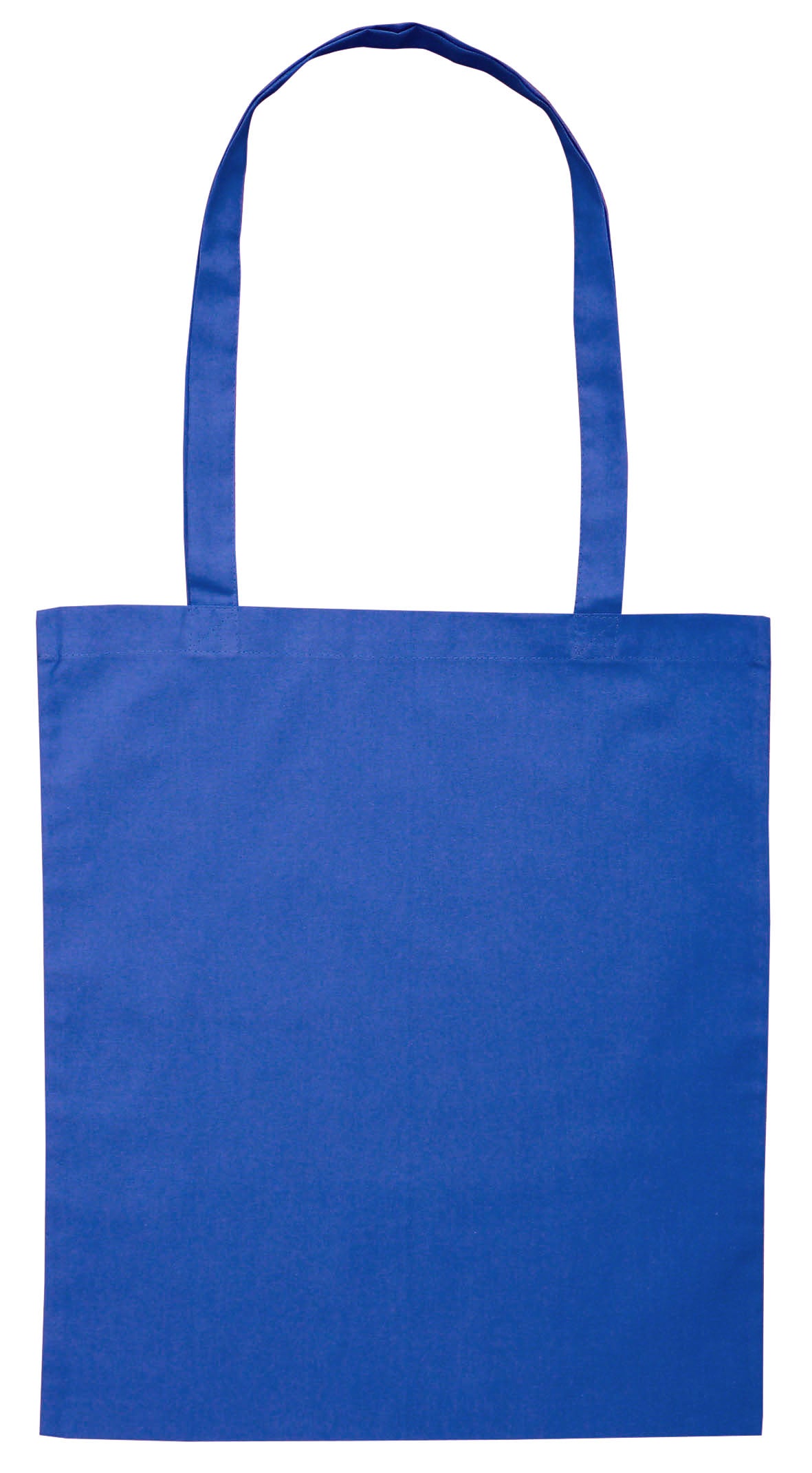 B109 - Calico Bag Long Handle - Colours - UNBRANDED