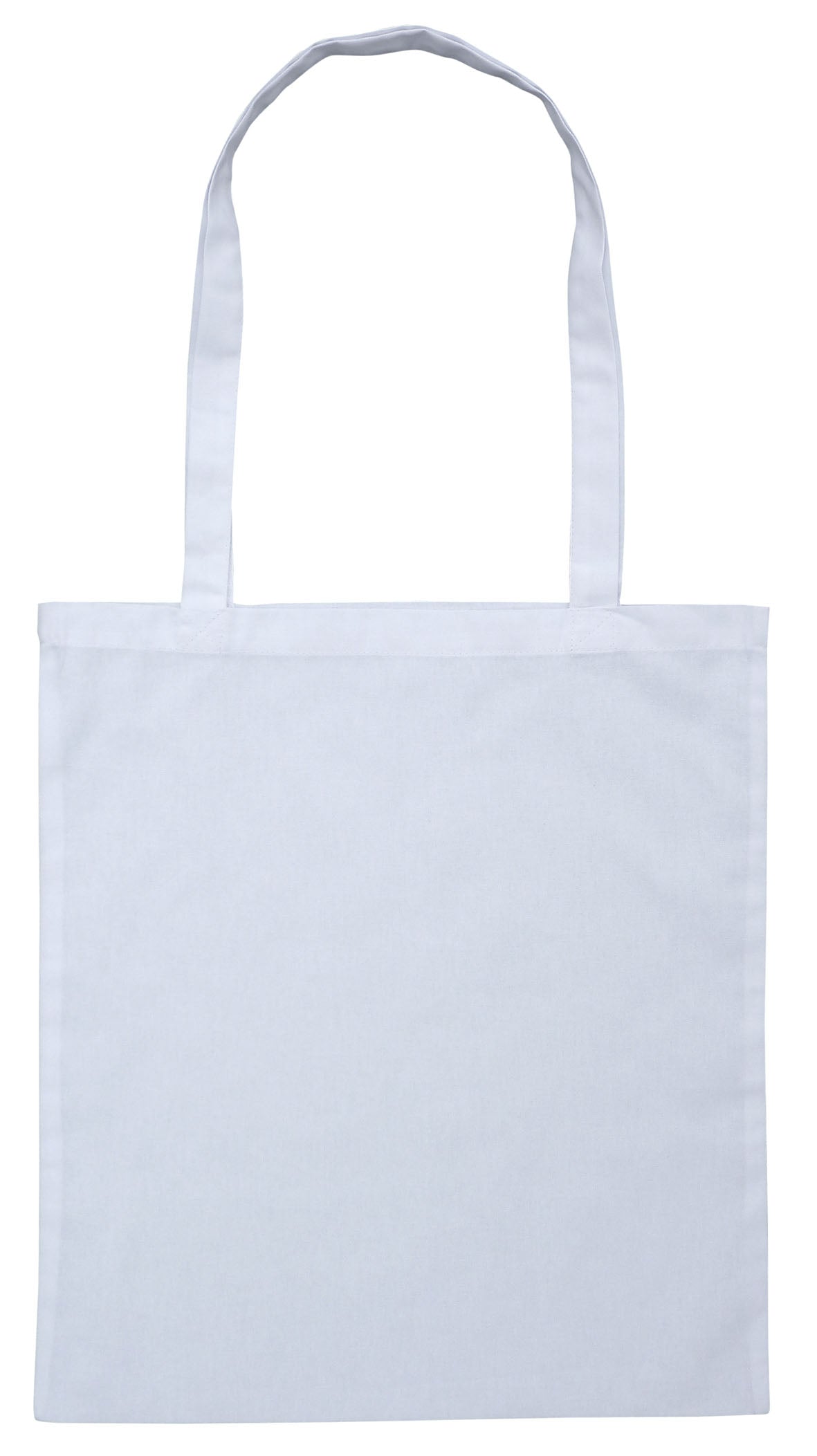 B109 - Calico Bag Long Handle - Colours - UNBRANDED
