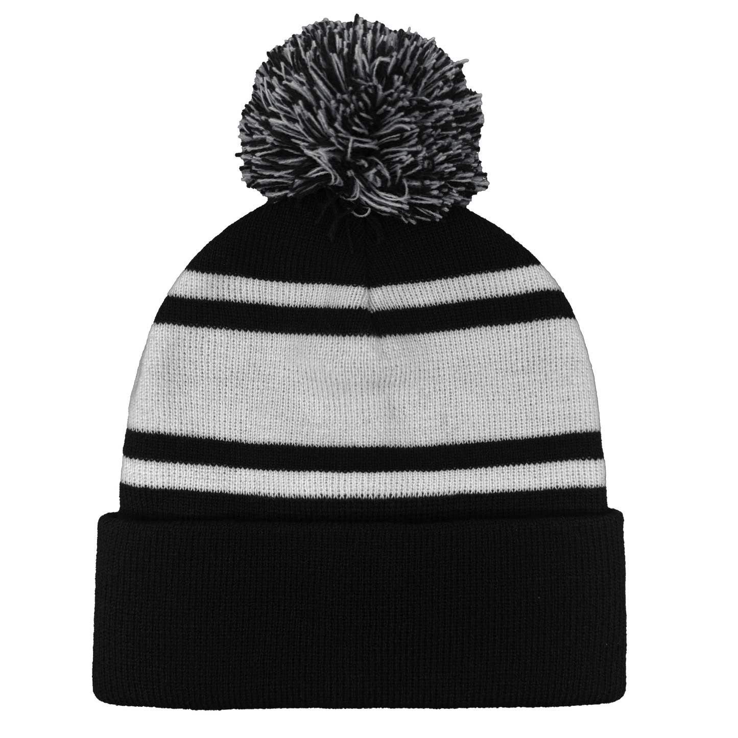 B1900 - B1900 Headwear24 Cuffed Knitted Pom Pom Beanie - UNBRANDED