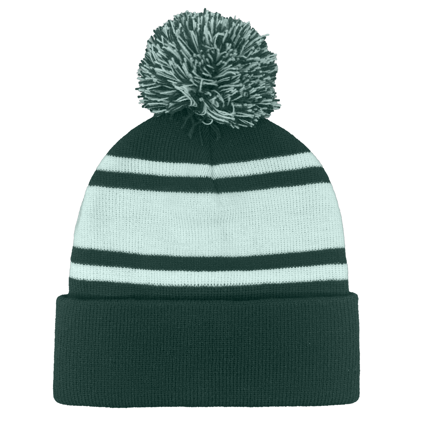 B1900 - B1900 Headwear24 Cuffed Knitted Pom Pom Beanie - UNBRANDED