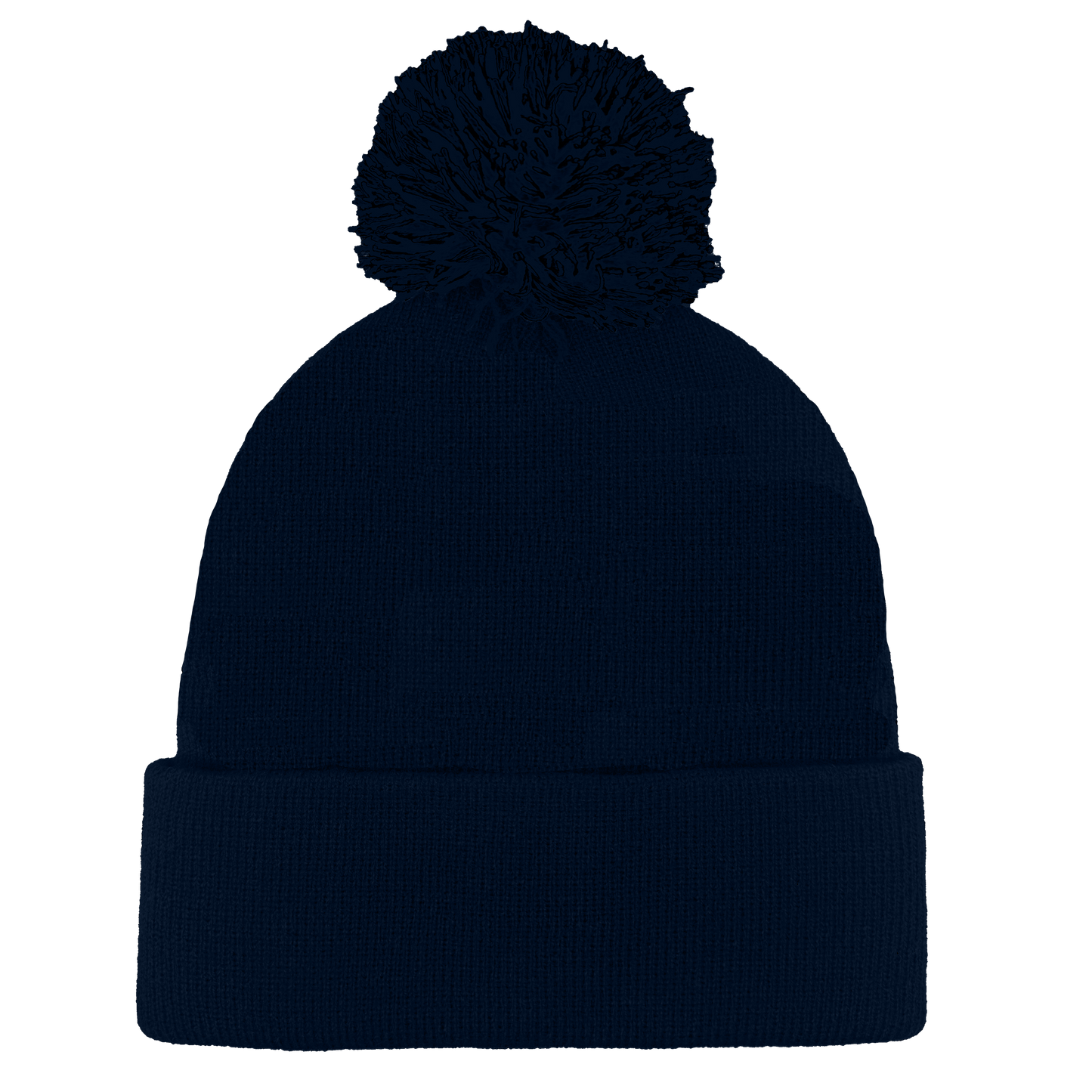 B1900 - B1900 Headwear24 Cuffed Knitted Pom Pom Beanie - UNBRANDED