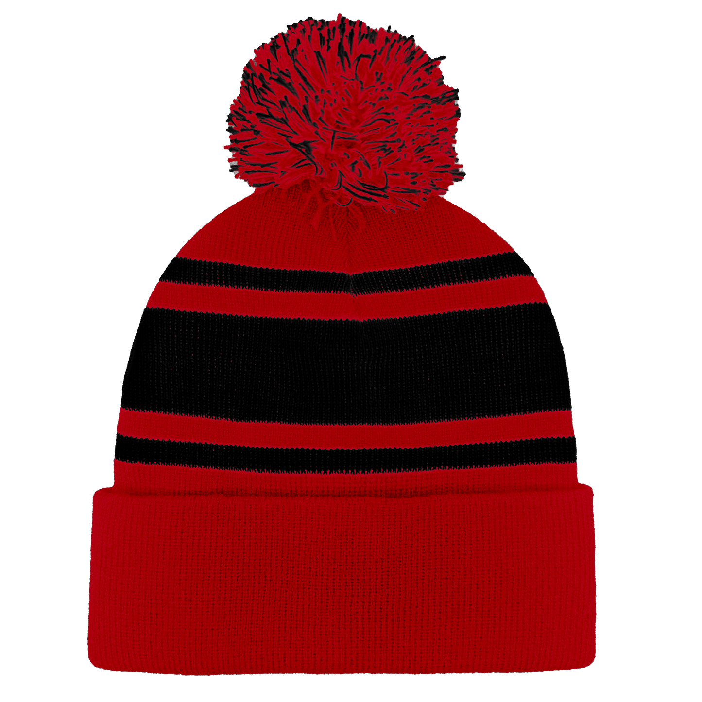 B1900 - B1900 Headwear24 Cuffed Knitted Pom Pom Beanie - UNBRANDED