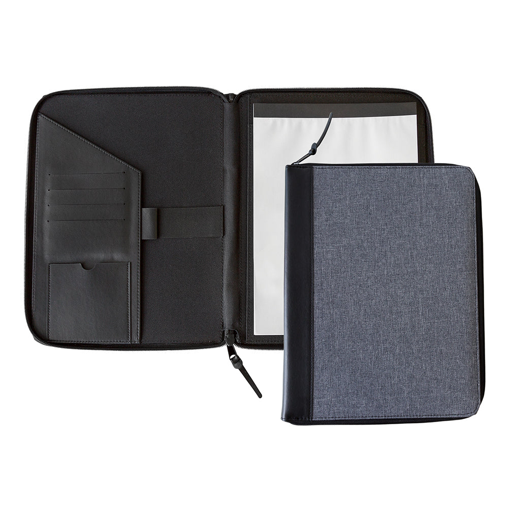B2033 - Twenty33 A4 Zip Compendium - UNBRANDED
