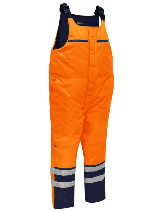 BAB6452T - Taped Hi Vis Freezer Bib & Brace Coverall - UNBRANDED