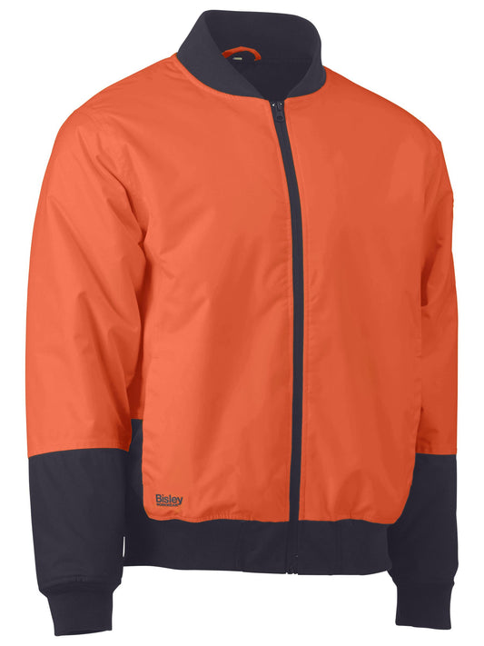 BJ6730 - Hi Vis Bomber Jacket - UNBRANDED