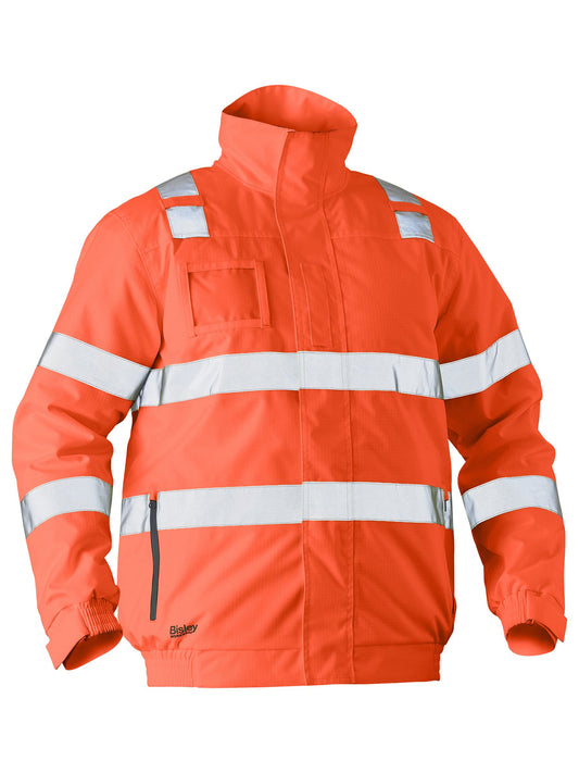 BJ6770T - Taped Hi Vis Wet Weather Bomber Jacket - UNBRANDED