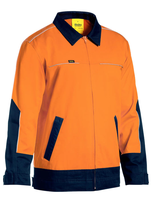 BJ6917 - Hi Vis Drill Jacket with Liquid Repellent Finish - UNBRANDED