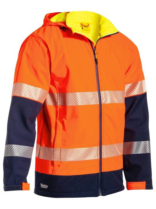 BJ6934T - Taped Hi Vis Ripstop Bonded Fleece Jacket  - UNBRANDED