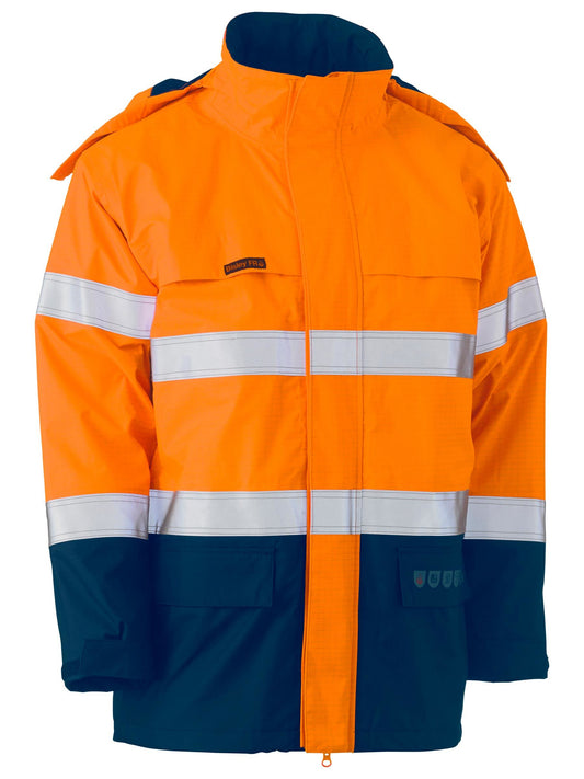 BJ8110T - Taped Hi Vis FR Wet Weather Shell Jacket - UNBRANDED