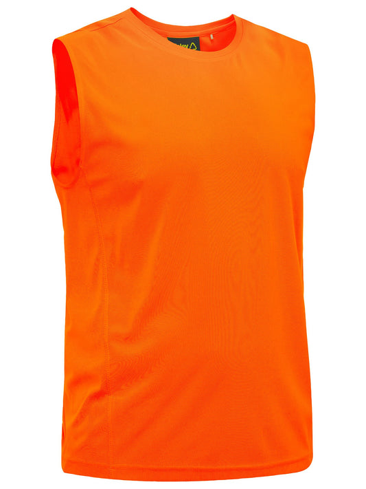 BK0440 - Recycled Hi Vis Muscle Tank - UNBRANDED