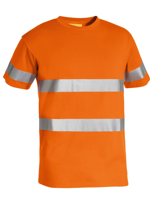 BK1017T - Taped Hi Vis Cotton T-Shirt - UNBRANDED