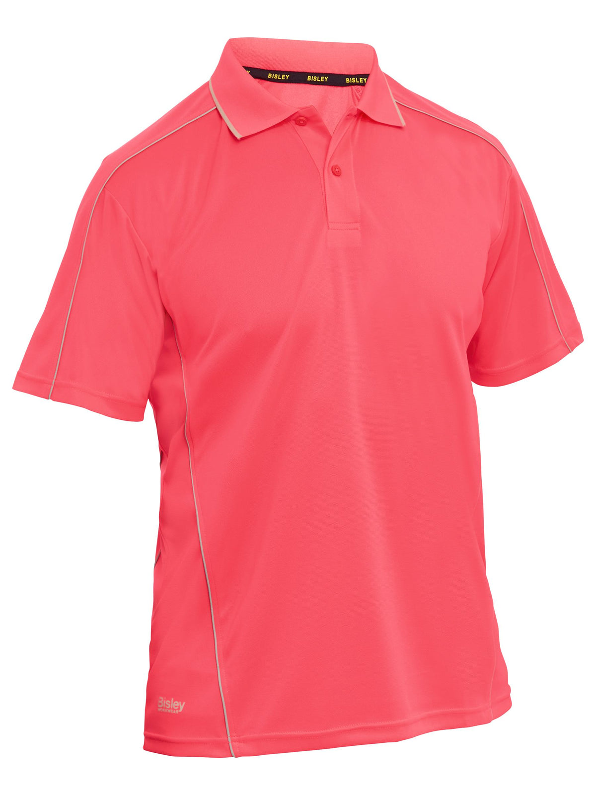 BK1425 - Cool Mesh Polo with Reflective Piping - UNBRANDED