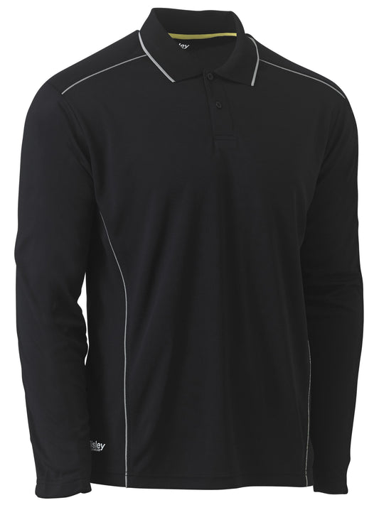 BK6425 - Cool Mesh Polo with Reflective Piping - UNBRANDED