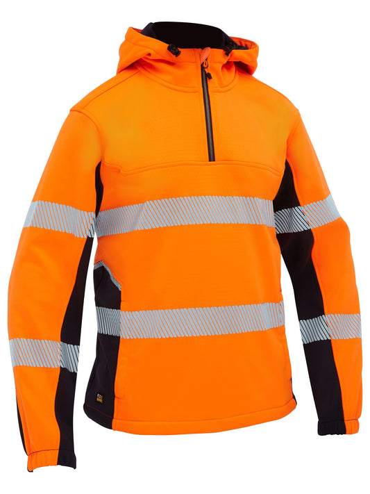 BK6571T - Flx & Move™ Hi Vis Taped Liquid Repellent Fleece Hoodie - UNBRANDED
