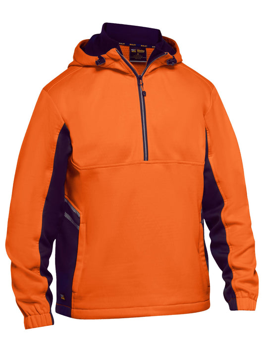 BK6571 - Hi Vis Liquid Repellent Fleece Hoodie - UNBRANDED