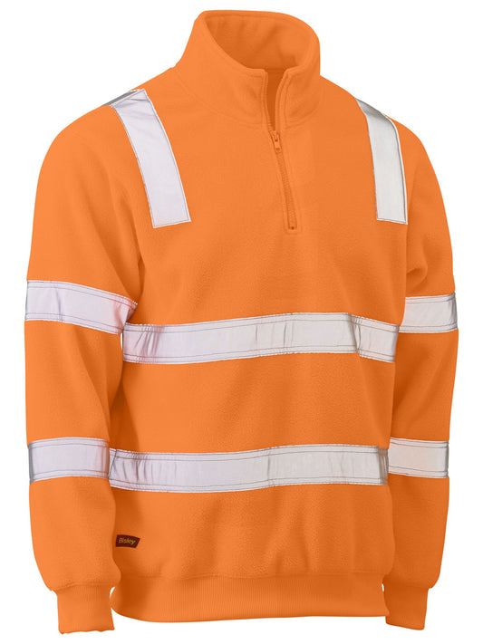BK6816T - Taped Hi Vis Rail Polar Fleece Jumper - UNBRANDED