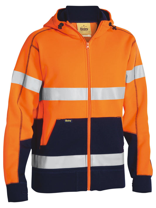 BK6819T - Taped Hi Vis Fleece Hoodie - UNBRANDED