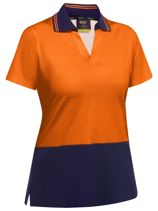 BKL1234 - Women's Hi Vis V-Neck Polo - UNBRANDED
