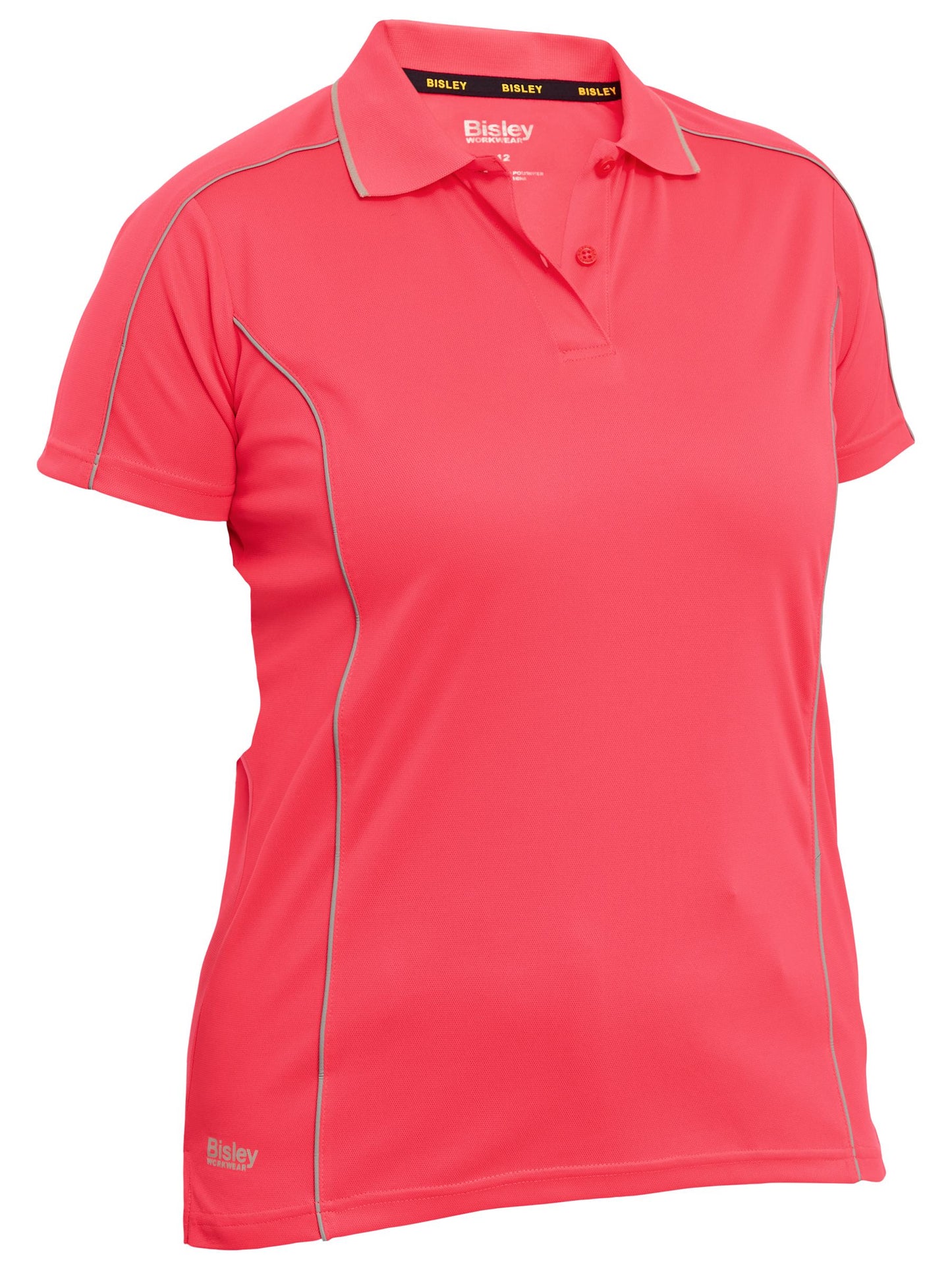BKL1425 - Women's Cool Mesh Polo with Reflective Piping - UNBRANDED