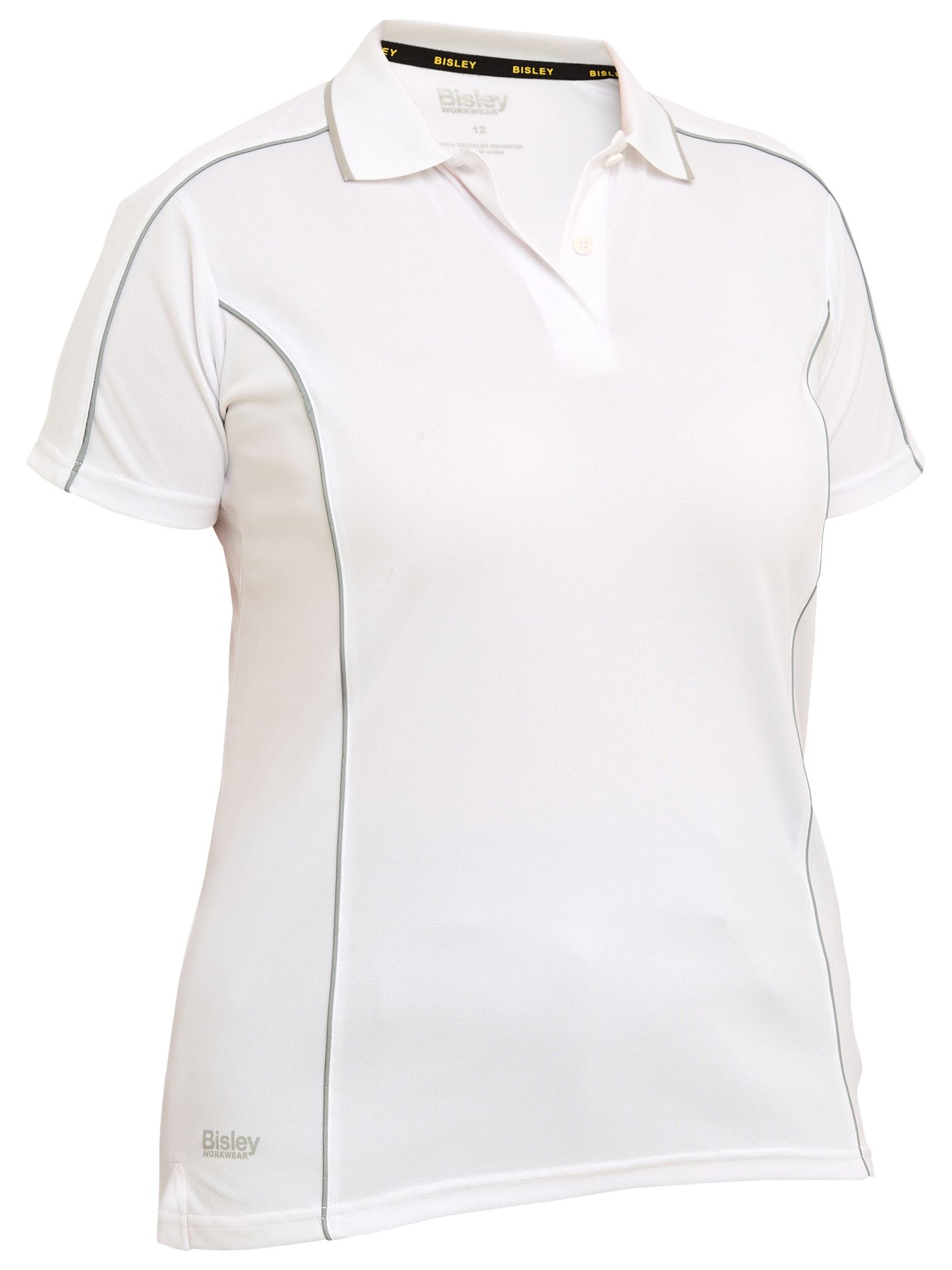 BKL1425 - Women's Cool Mesh Polo with Reflective Piping - UNBRANDED