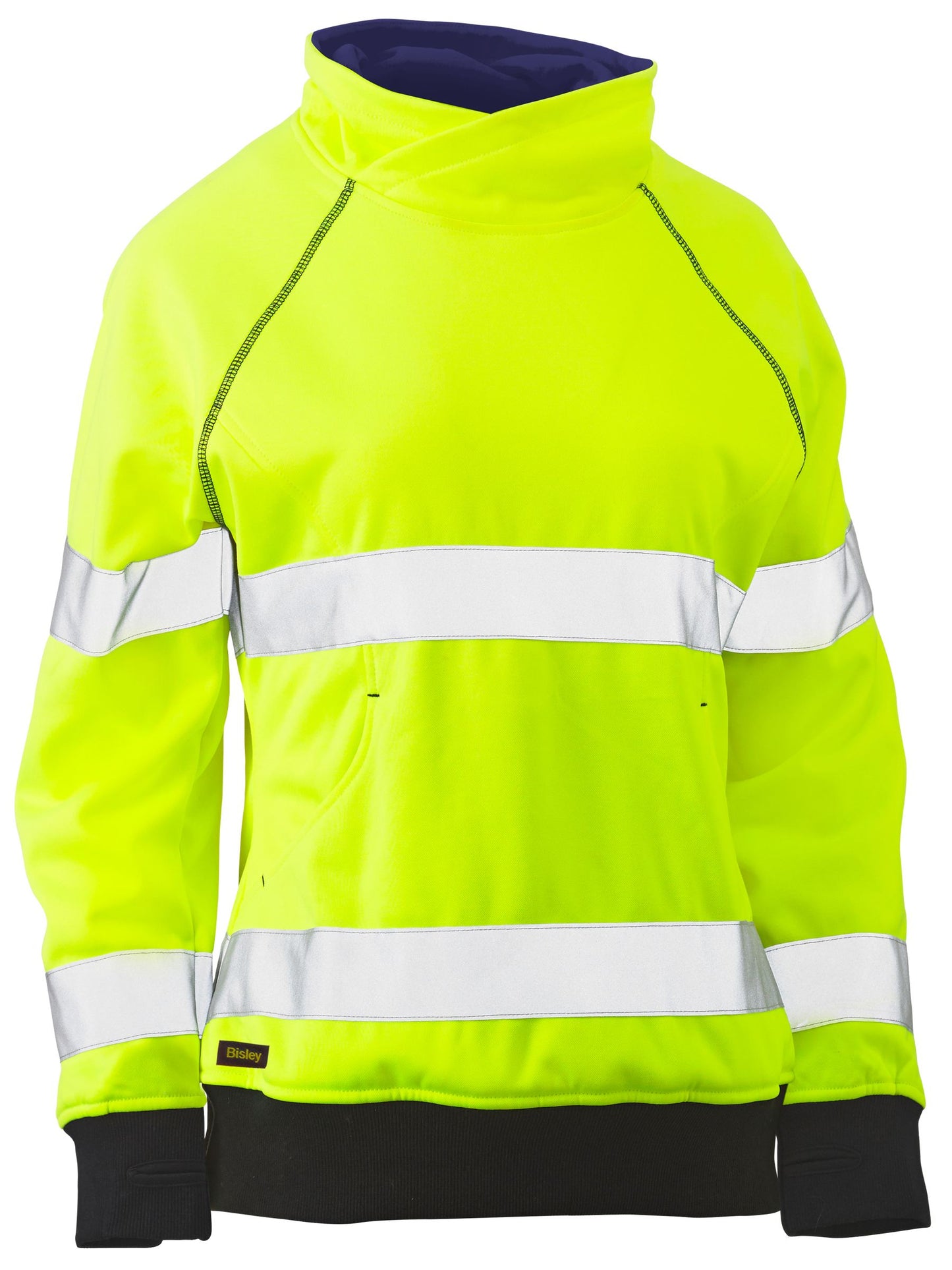 BKL6818T - Women's Taped Hi Vis Fleece Jumper - UNBRANDED