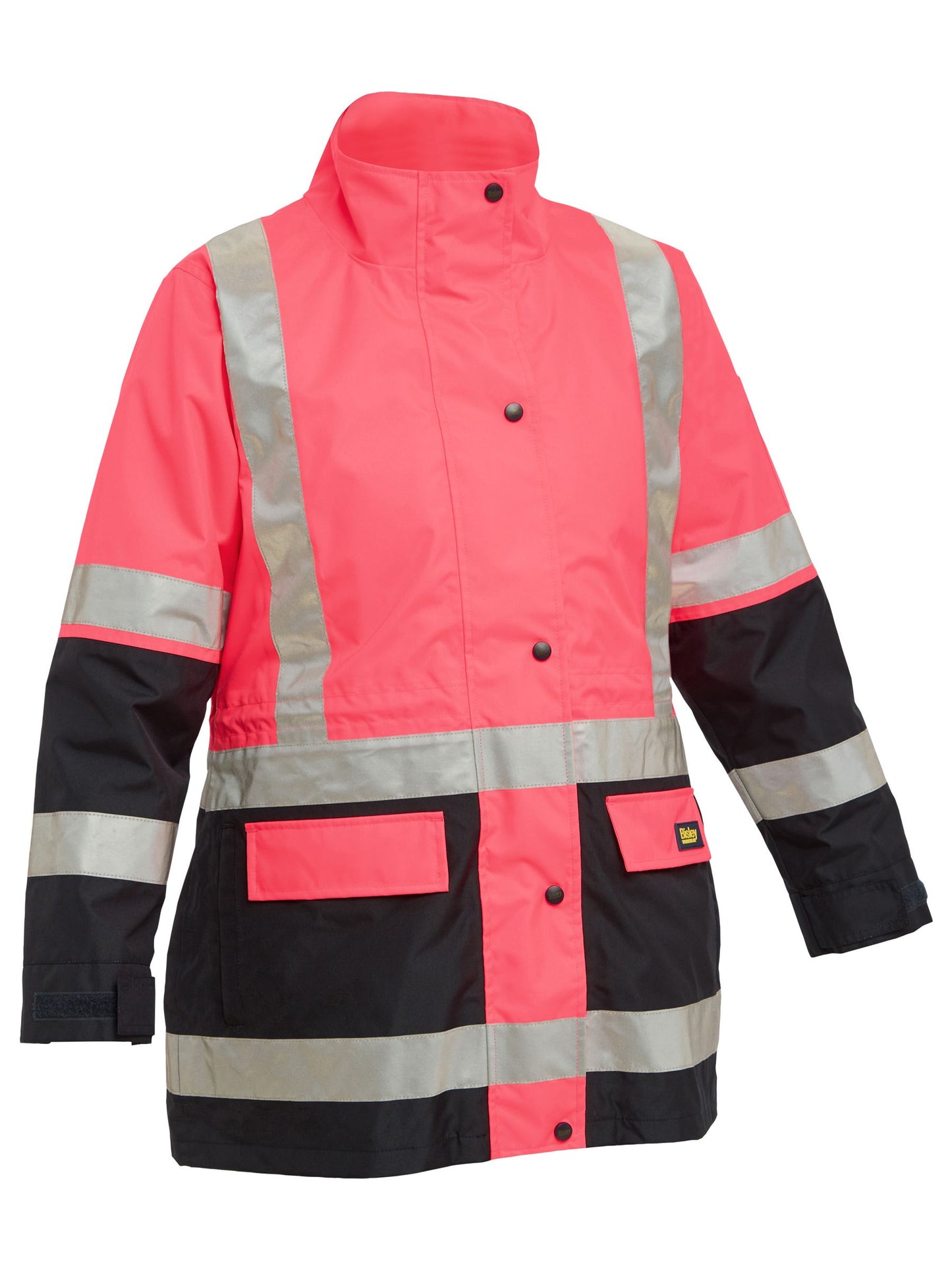 BKL6975 - Women's Taped Hi Vis 5 in 1 Rain Jacket - UNBRANDED