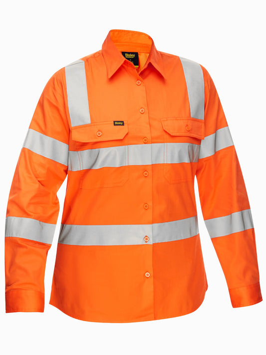 BL6016T - Women's Taped Biomotion Cool Lightweight Hi Vis Shirt - UNBRANDED