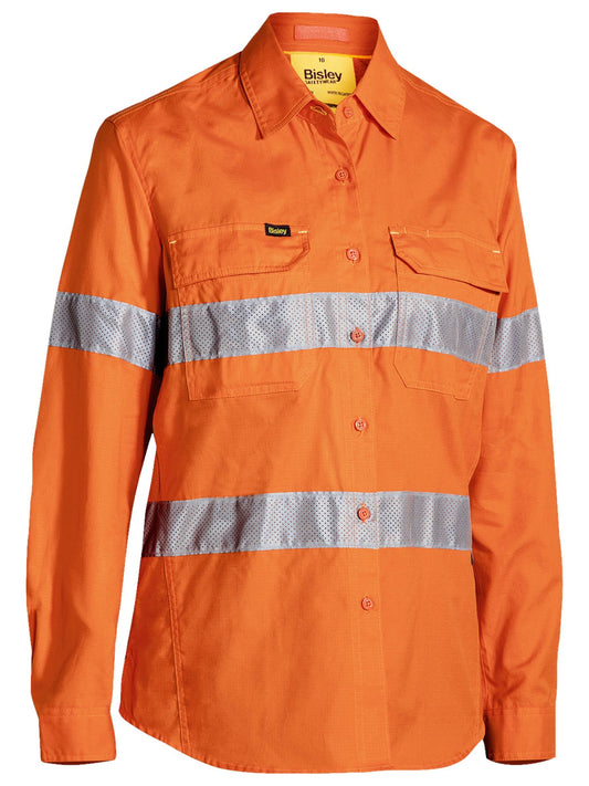 BL6416T - Women's X Airflow™ Taped Hi Vis Ripstop shirt - UNBRANDED