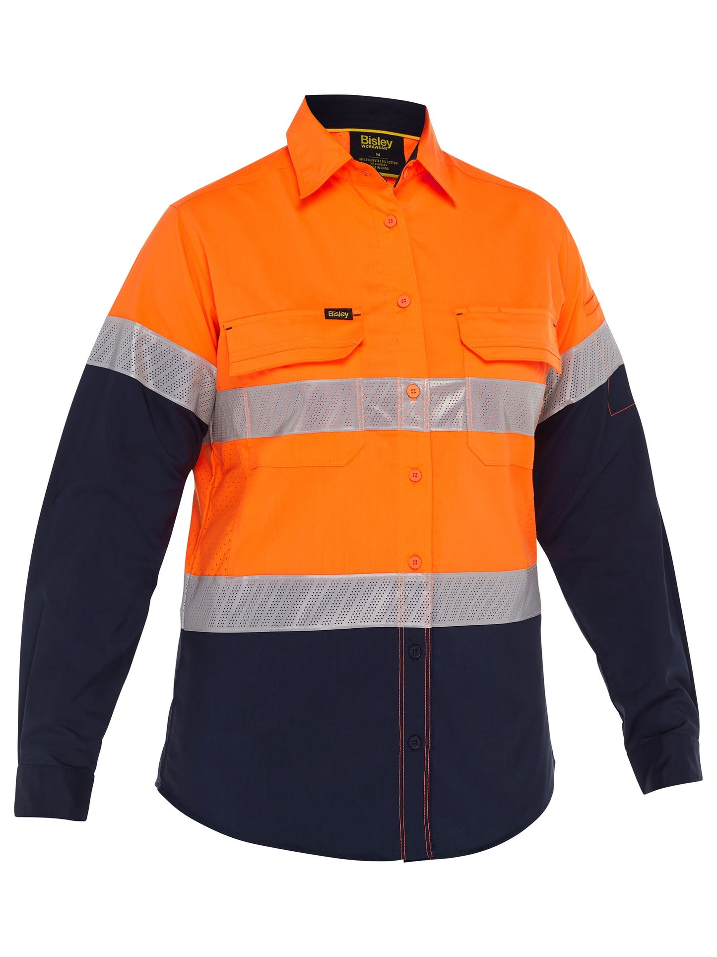 BL6491T - Women's X Airflow™ Hi Vis Taped Stretch Ripstop Shirt - UNBRANDED