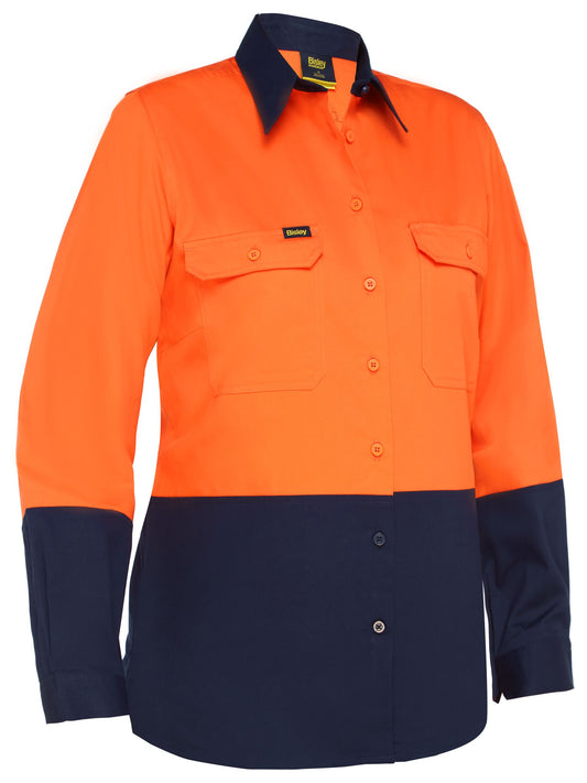 BL6895 - Women's Cool Lightweight Hi Vis Drill Shirt - UNBRANDED